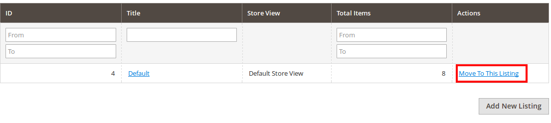 Przenieś niezarządzane pozycje z serwisu eBay do serwisu M2E Pro Listing krok 2