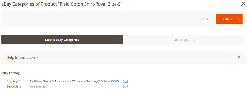 Edit eBay category step 3