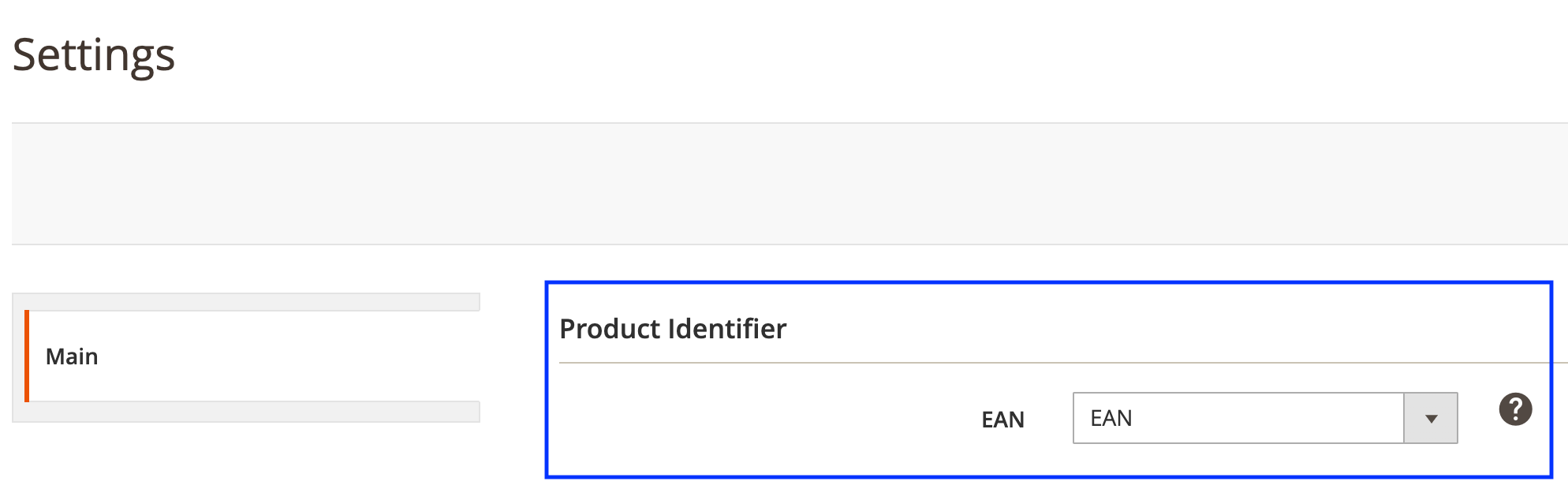 M2E_Kaufland_Identifier_Settings