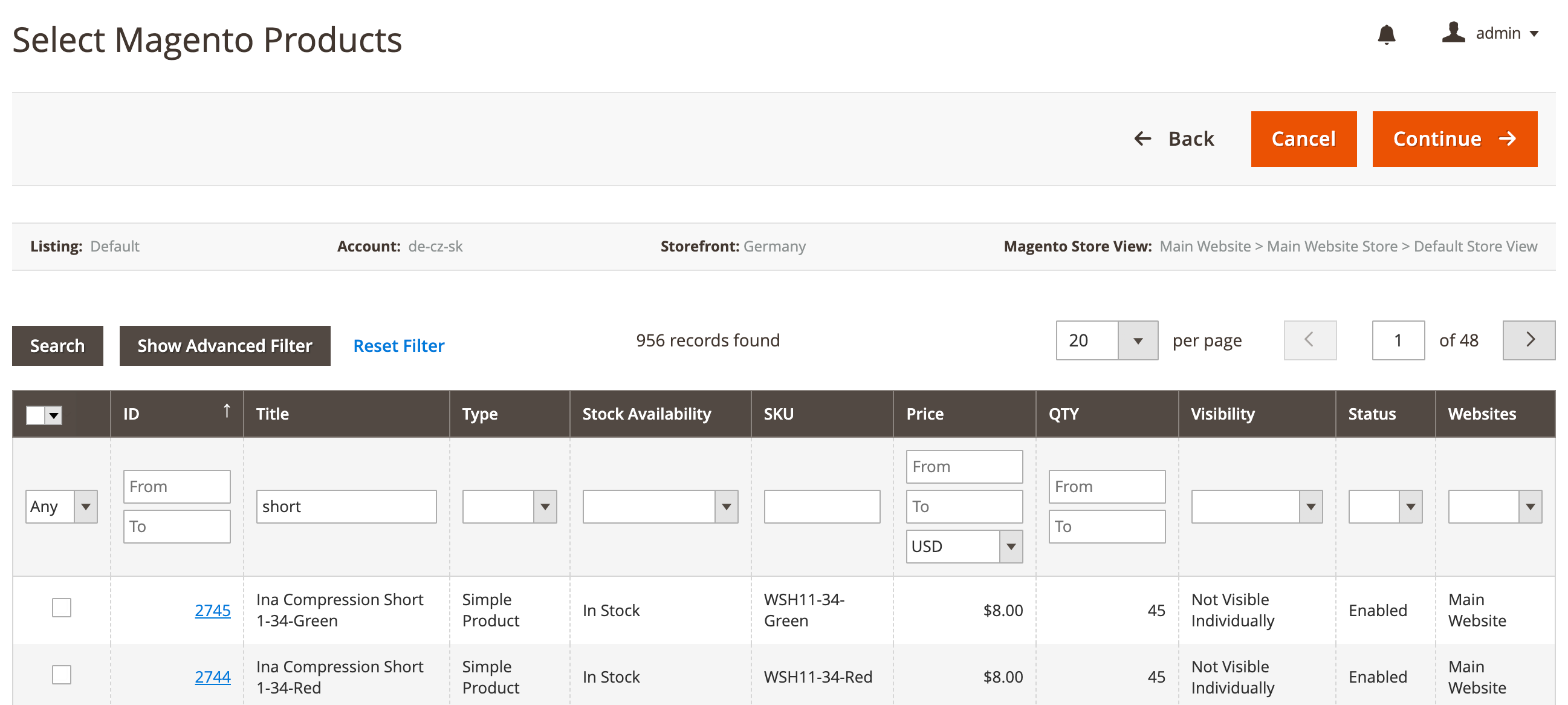 M2E Kaufland Select Magento Products