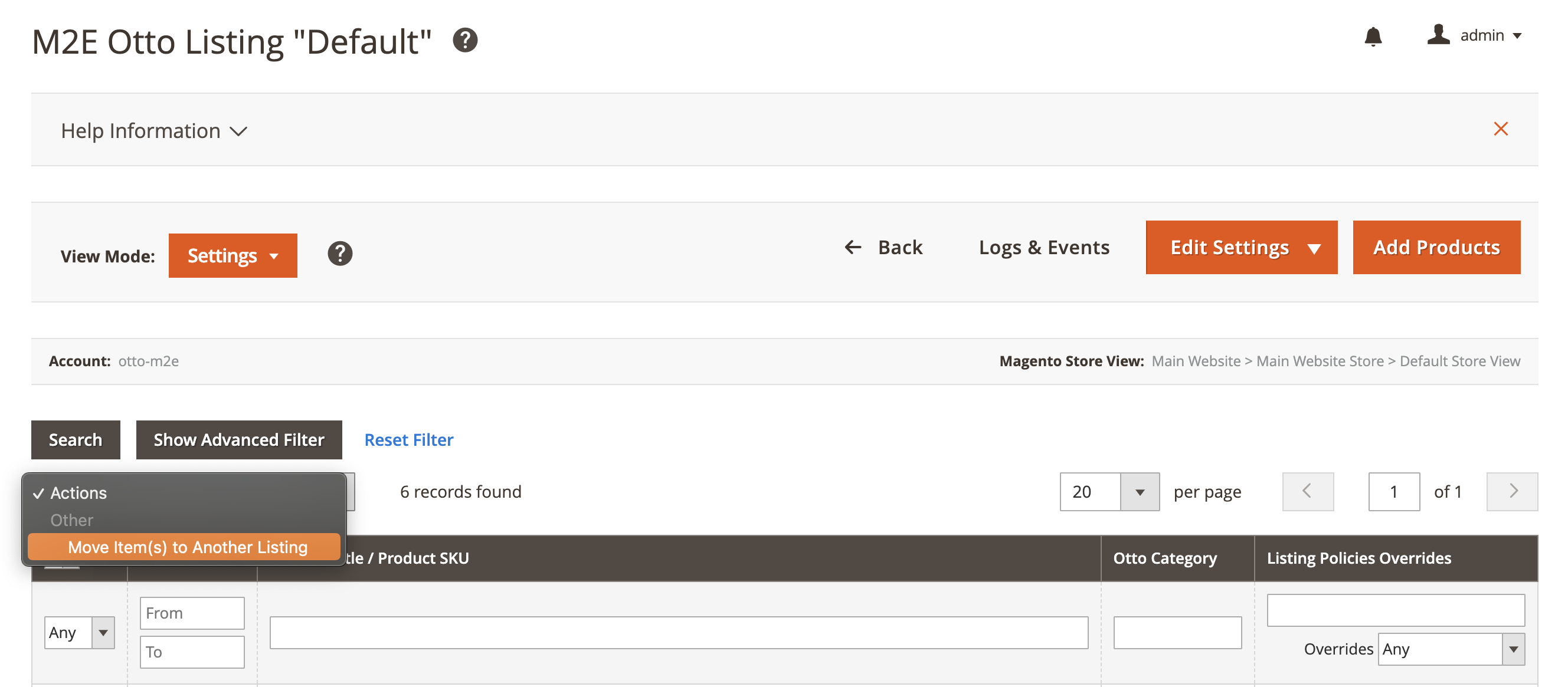 M2E_OTTO_Connect_Move_to_Another_Listing