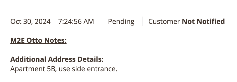 M2E_OTTO_Delivery_Preferences_Magento_order
