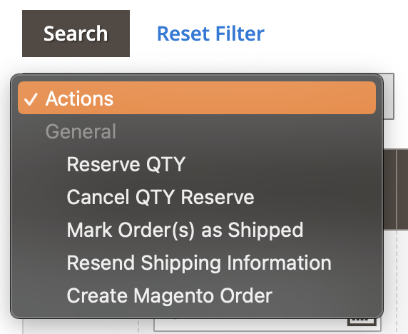 M2E TTS Order mass actions