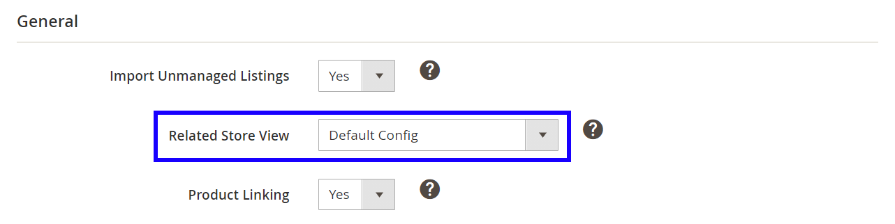 Powiązany widok sklepu dla niezarządzanych ofert eBay