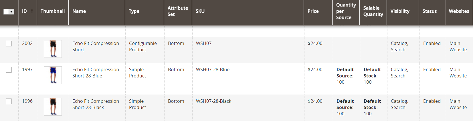 Configurable Magento Product variations