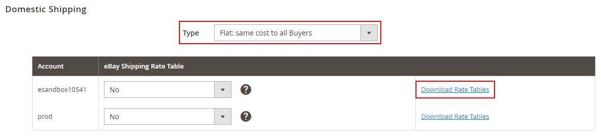Download Rate Tables