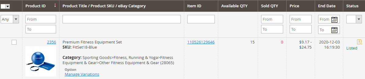 Grupowane produkty Magento M2E Pro oferta