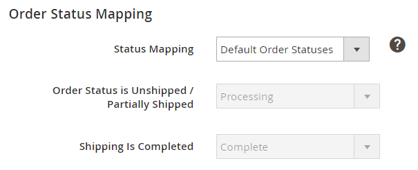 Mappage des statuts de commande
