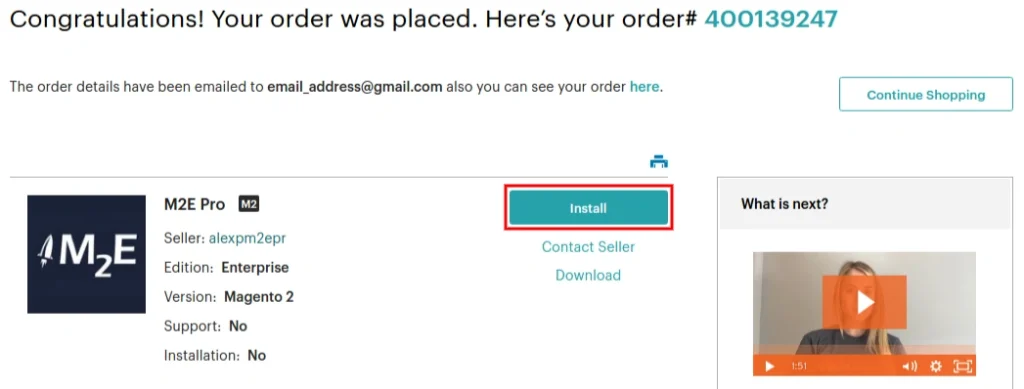 Install M2E Pro from Adobe Commerce marketplace