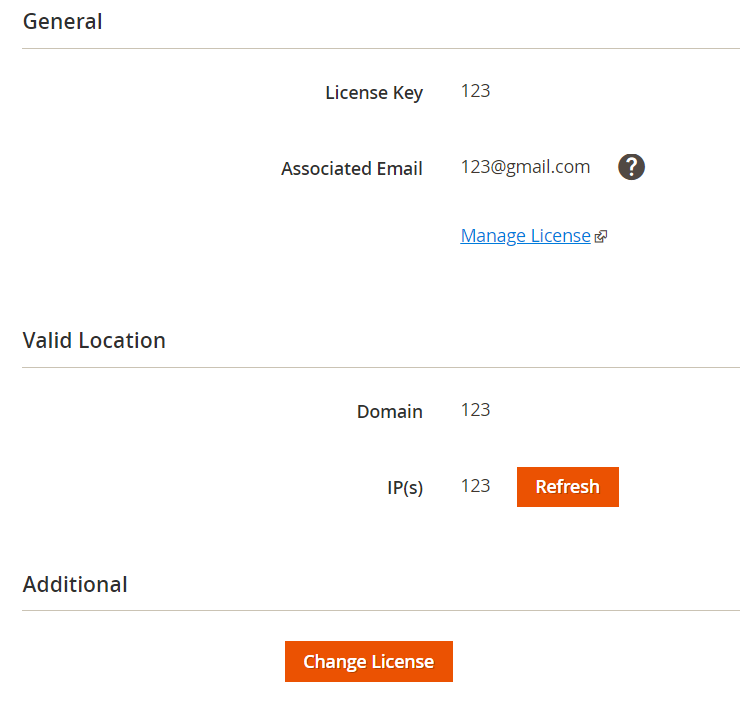Ustawienia licencji M2E OnBuy