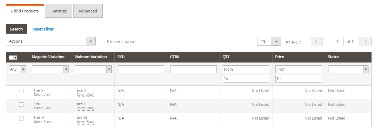 gérer les variations enfant