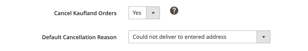 M2E Kaufland Anulación de Pedido