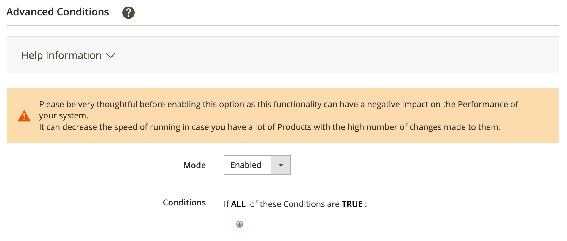 M2E OnBuy Synch Policy Advanced Conditions