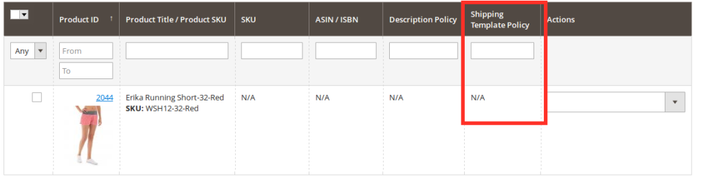 Amazon Shipping Template Policy