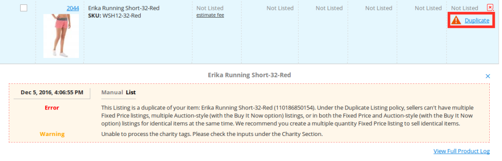 eBay Tool that prevents Item Duplicates issues