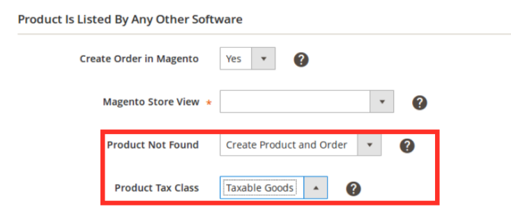 Select Tax Class for the Product creation