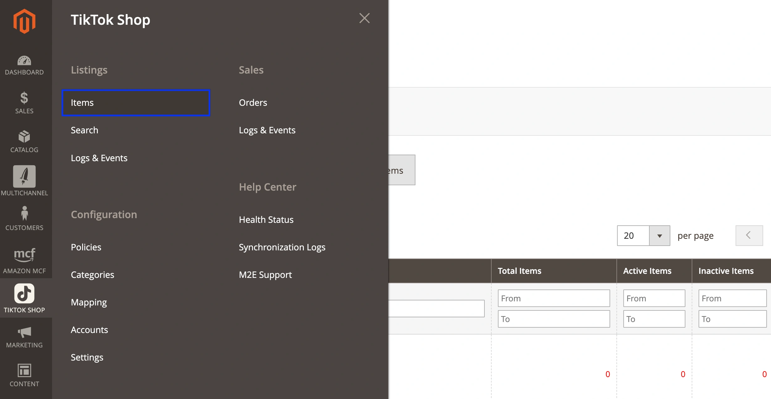 M2E TikTok Shop Annonces Objets