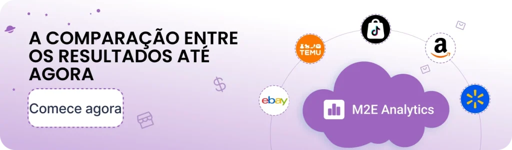 Experimente o M2E Analytics de vendas