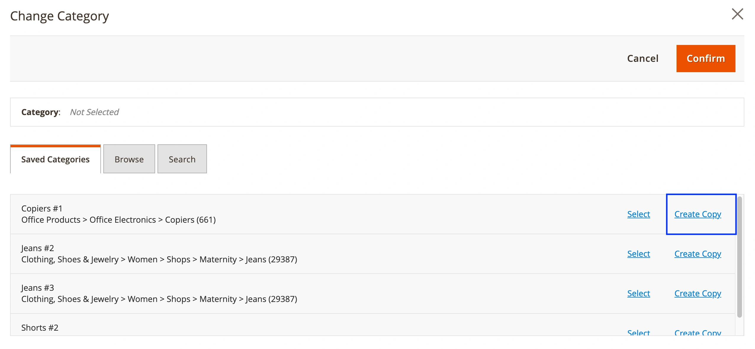 M2E Connect Crea più template per la categoria Temu
