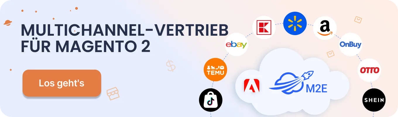 Multichannel-E-Commerce-Erweiterung für Magento 2