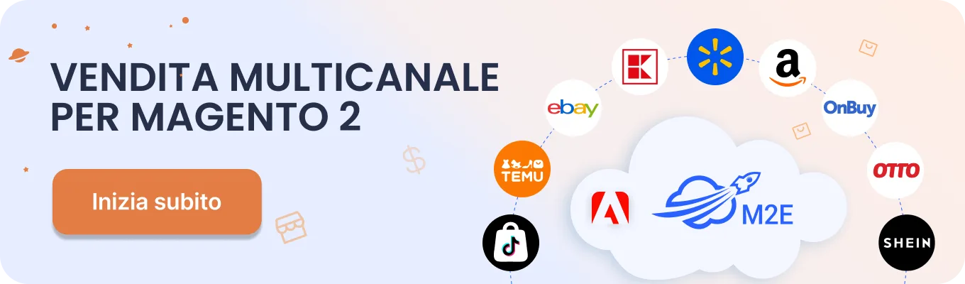 Estensione e-commerce multicanale per Magento 2