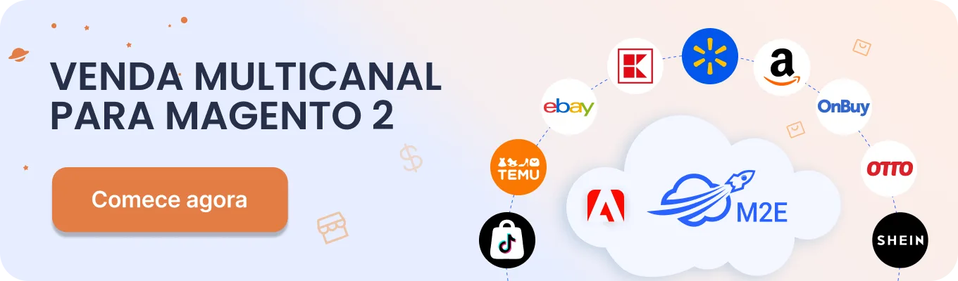 Extensão de eCommerce multicanal para Magento 2
