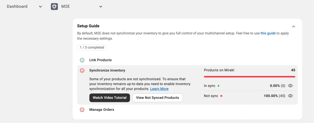M2E Mirakl Connect Uživatelská příručka Krok 5