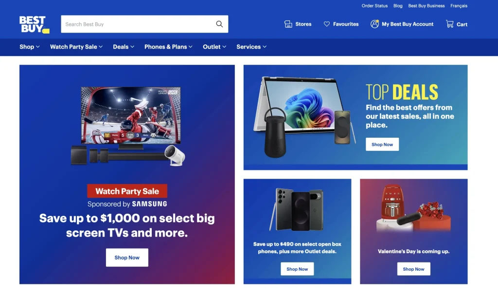 Best Buy Canada Mirakl Marketplace Home Page