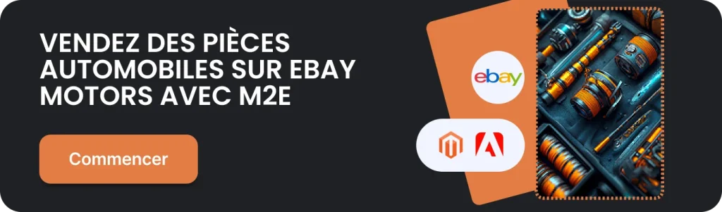 Boostez vos ventes de pièces automobiles sur eBay Motors