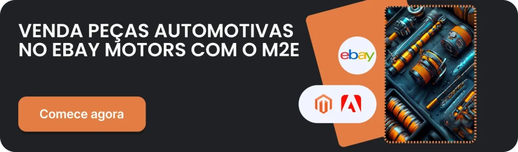 Aumente suas vendas de peças automotivas no eBay Motors
